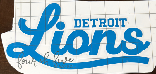 Detroit Lions Decal (1)
